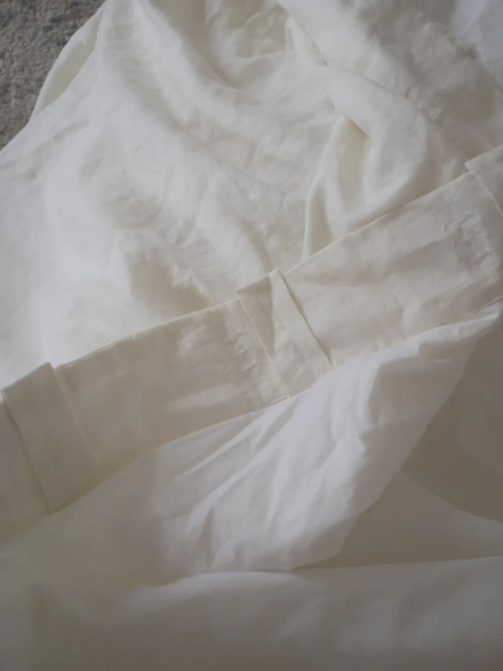 Pottery Barn Belgian Flax Light Filtering ivory Curtain Panel (150